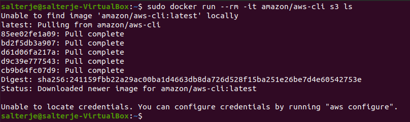 Pulling-AWS-Docker