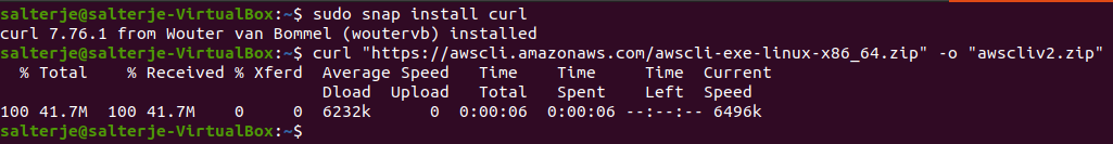 curl-aws